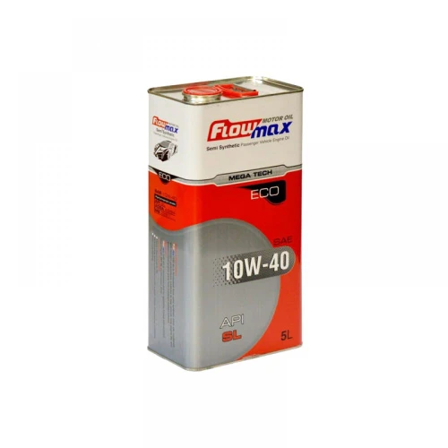روغن موتور فلومکس 5 لیتری Mega Tech 10w-40 SL